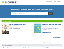 Tablet Screenshot of buchpreis24.de